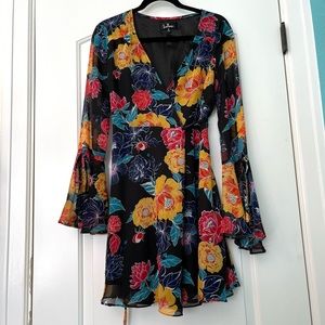 Lulu’s Floral Wrap Dress